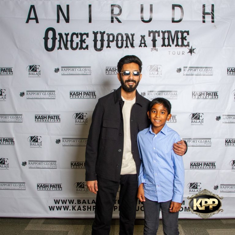 Kash Patel Productions Anirudh Once Upon A Time World Tour Meet Greet Dallas TX Curtis Culwell Center 8