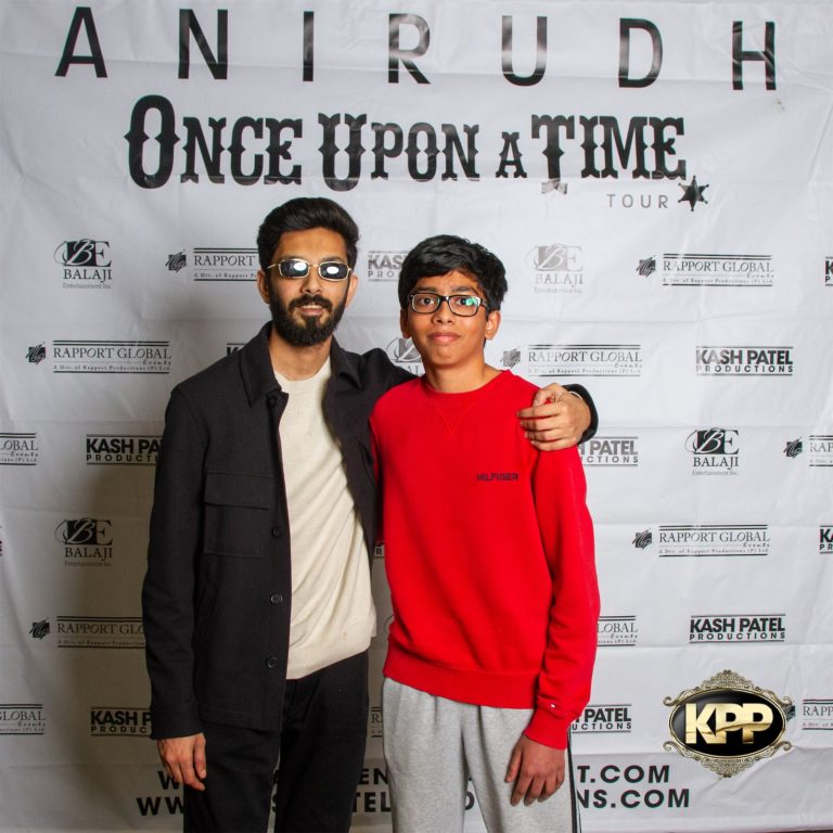 Kash Patel Productions Anirudh Once Upon A Time World Tour Meet Greet Dallas TX Curtis Culwell Center 80
