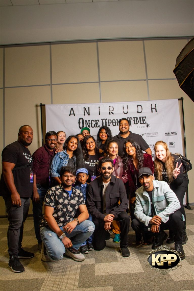 Kash Patel Productions Anirudh Once Upon A Time World Tour Meet Greet Dallas TX Curtis Culwell Center 87